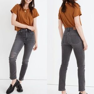 Madewell | The Perfect Vintage Jean in Bartlett Wash: Ripped Edition